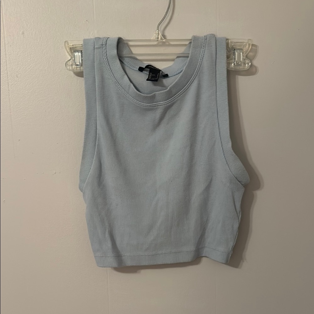 Forever 21 Blue Crop Top